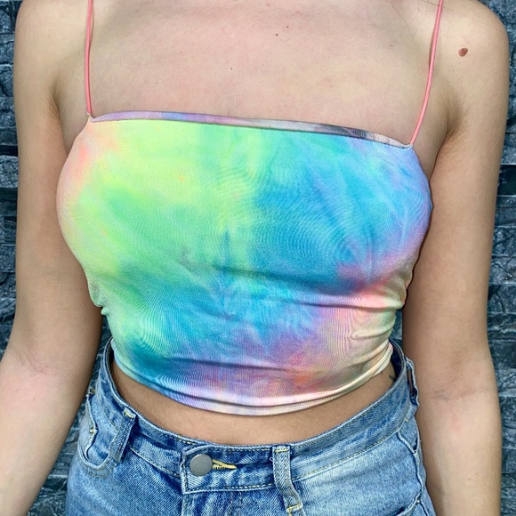 Mystique Boutique Tops - Pastel Tie-Dye Tank